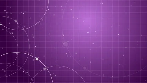 Minimal geometric purple background with grid. Dynamic shapes composition. Loop Stock Footage 275278856