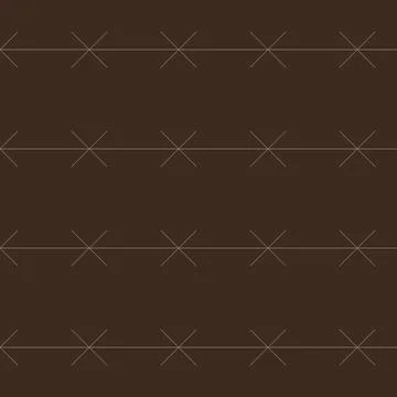 Minimal geometric seamless pattern with repeated intersecting linear motifs Illustrazione stock