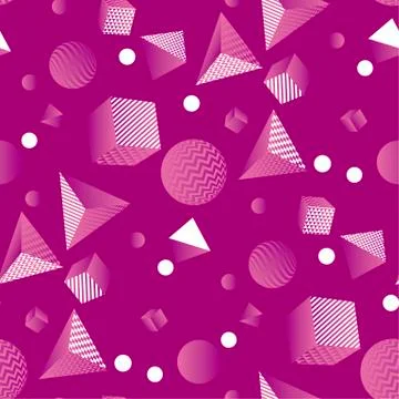 Minimal geometric seamless pattern, vintage vibes 스톡 일러스트