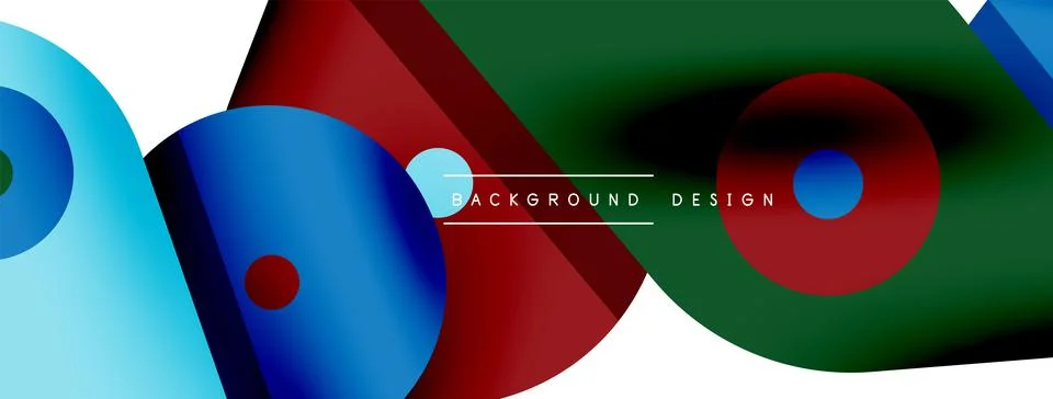 Minimal geometric wallpaper. Creative abstract background. Simple forms lines Illustrazione stock