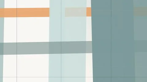 Minimal geometric window pattern in cool blue, gray, and white tones create.. Stock Illustration
