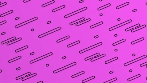 Minimal Geometrical basic shapes over pink background Stock Footage 271323087