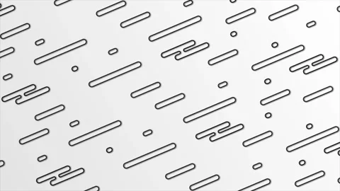 Minimal Geometrical basic shapes over white background Stock Footage 271323137