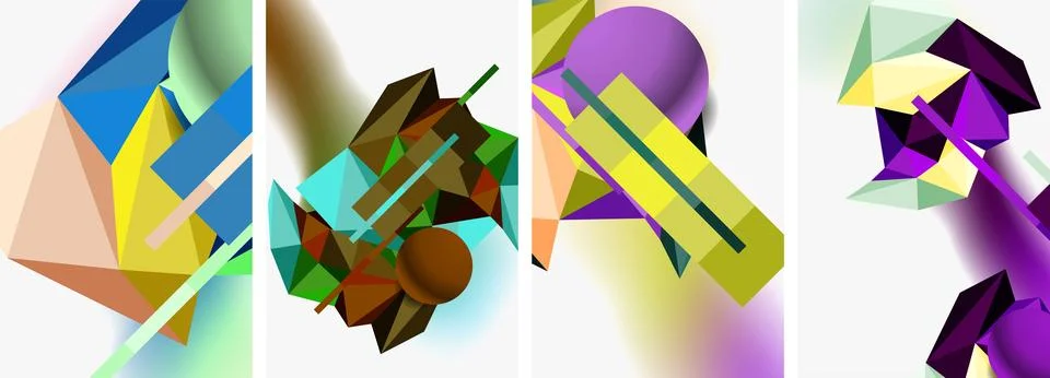 Minimal geometry. Circle, line and square design. Trendy techno business 스톡 일러스트