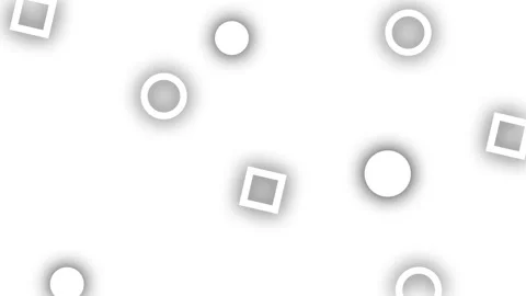 Minimal geometry element black and white motion graphic video backgrounds Stock Footage 234711066