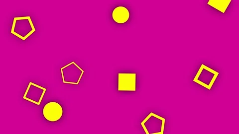 Minimal geometry element color motion graphic video backgrounds Stock Footage 234711069