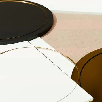 Minimal Geometry In Summer 01 Stock Photos