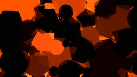 Minimal glowing balls abstract background,  Stock Footage 130568115