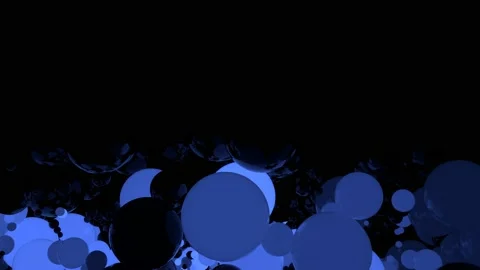 Minimal glowing balls abstract background,  스톡 동영상 131320200
