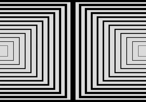 Minimal gradient rectangles banner background. Stockillustratie