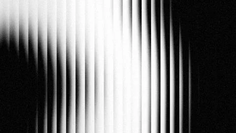 Minimal grainy ribbed gradient background with white black tones and vertic.. Stock Illustration
