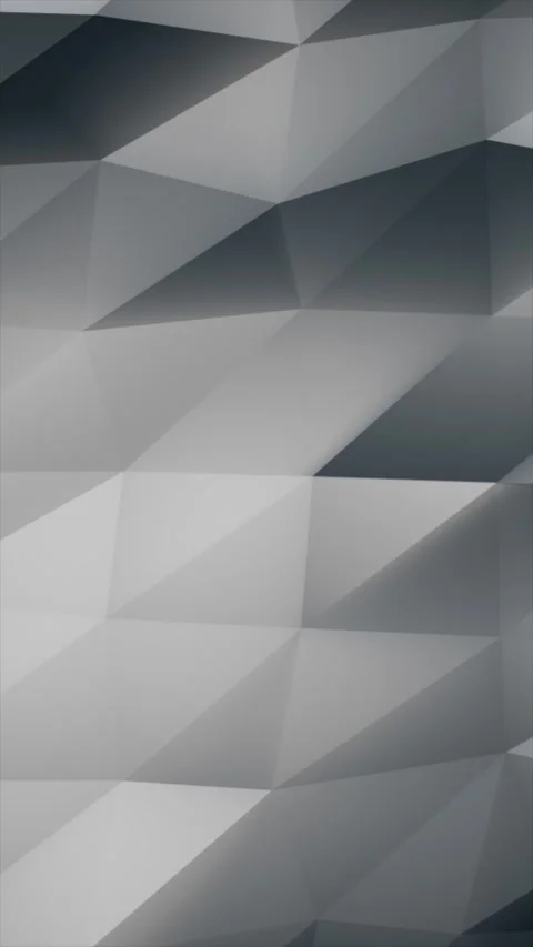 Minimal gray low poly geometric background with faceted triangles and soft .. Stock Footage 328158685