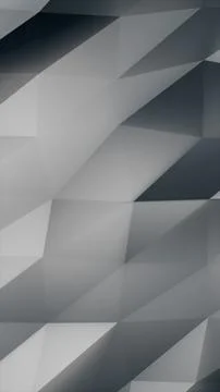 Minimal gray low poly geometric background with faceted triangles and soft .. Stock Illustration
