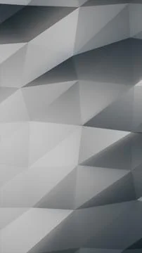 Minimal gray low poly geometric background with faceted triangles and soft .. Stock Illustration