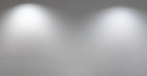 Minimal gray wall background with gradient lighting effects Stock Photos