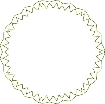 Minimal Green Simple Multi Use Outline Vector Elements with Clean Line Art 스톡 일러스트