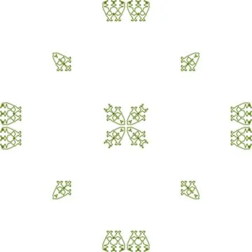 Minimal Green Simple Multi Use Outline Vector Elements with Clean Line Art 스톡 일러스트