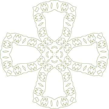 Minimal Green Simple Multi Use Outline Vector Elements with Clean Line Art 스톡 일러스트