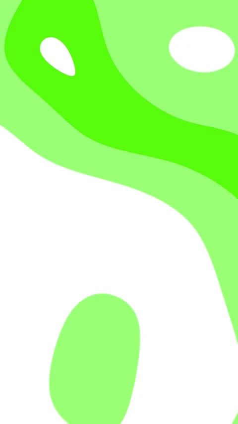 Minimal Green Wave Motion Background with Soft Whi Stock Footage 335563318
