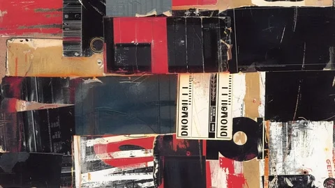 Minimal Grunge Texture Backdrop Stock Footage 300081898