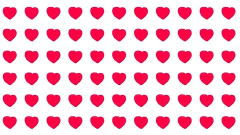 Minimal hand drawn heart animation. Stock Footage 101052350