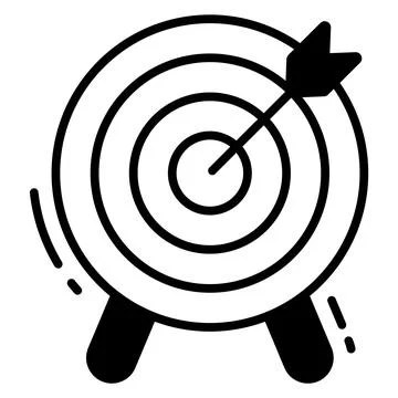 A minimal hand drawn icon of the web browser interface window. Stock Illustration