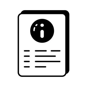A minimal hand drawn icon of the web browser interface window. Illustrazione stock