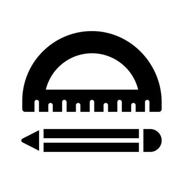 A minimal hand drawn icon of the web browser interface window. Stock Illustration