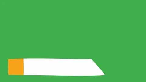 Minimal Hand-Drawn Lower Third Graphic | 2D Animated Name Bar on Green Screen 库存影片 333522951