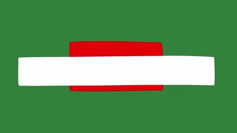 Minimal Hand-Drawn Lower Third Graphic | 2D Animated Name Bar on Green Screen Stockbeeldmateriaal 333523025
