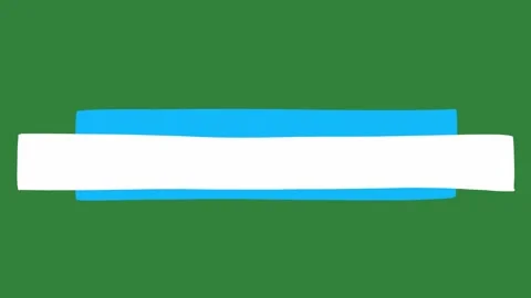 Minimal Hand-Drawn Lower Third Graphic | 2D Animated Name Bar on Green Screen Vidéo 333523056