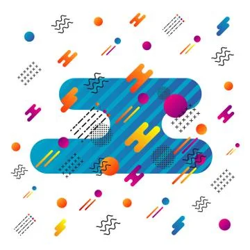 Minimal hipster pattern Stock Illustration