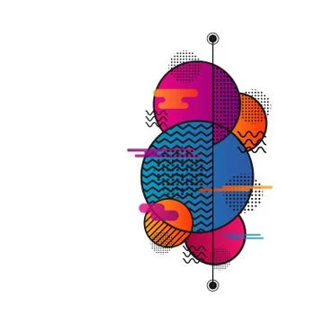 Minimal hipster pattern Illustrazione stock