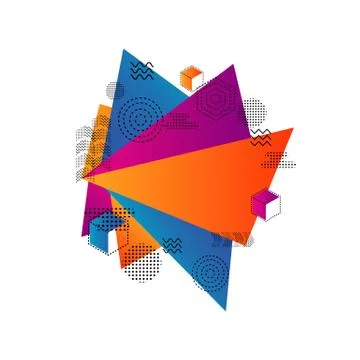 Minimal hipster pattern Stock Illustration