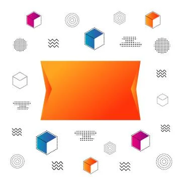 Minimal hipster pattern Illustrazione stock