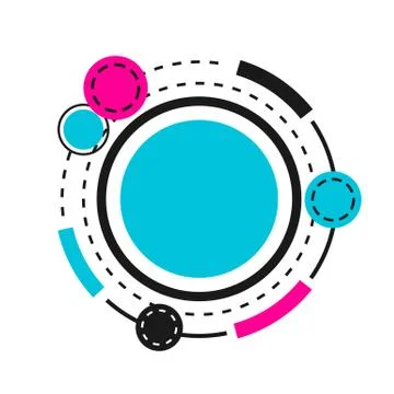 Minimal hipster pattern Illustrazione stock