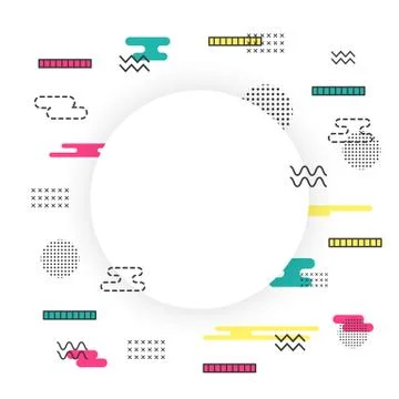 Minimal hipster pattern Stock Illustration