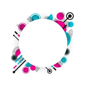 Minimal hipster pattern Illustrazione stock