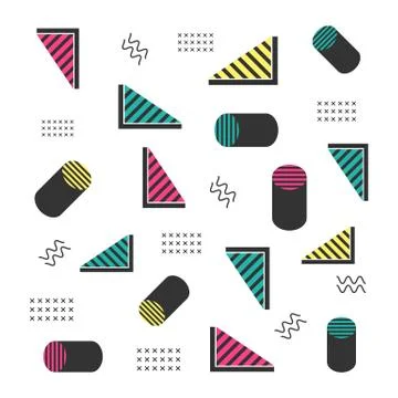 Minimal hipster pattern 스톡 일러스트