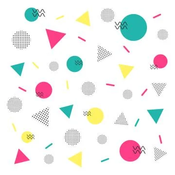 Minimal hipster pattern Illustrazione stock