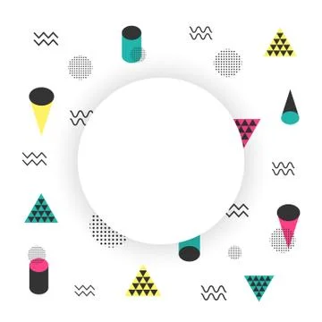 Minimal hipster pattern Stock Illustration