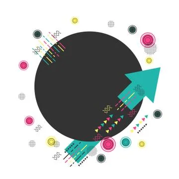 Minimal hipster pattern Stock Illustration