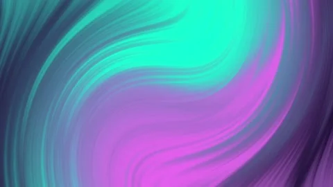 Minimal Holographic liquid flowing waves. Foil Gradient Background. Stock Footage 183672763