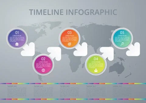 Minimal infographics design Stock Illustration