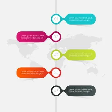 Minimal infographics design. Vector can be used for workflow layout, diagram, Stock Illustration