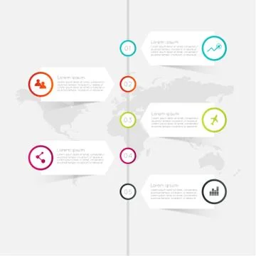 Minimal infographics design. Vector can be used for workflow layout, diagram, 스톡 일러스트
