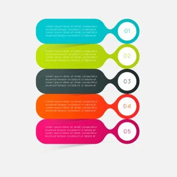 Minimal infographics design. Vector can be used for workflow layout, diagram, Stock Illustration