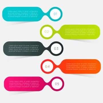 Minimal infographics design. Vector can be used for workflow layout, diagram, Illustrazione stock
