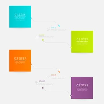 Minimal infographics design. Vector can be used for workflow layout, diagram, Stock Illustration