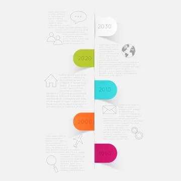 Minimal infographics design. Vector can be used for workflow layout, diagram, 스톡 일러스트